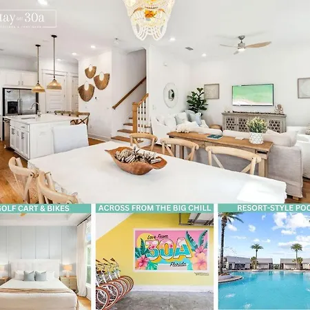 30A Hideaway By Stay On 30A - Pool, Bikes, Golf Cart